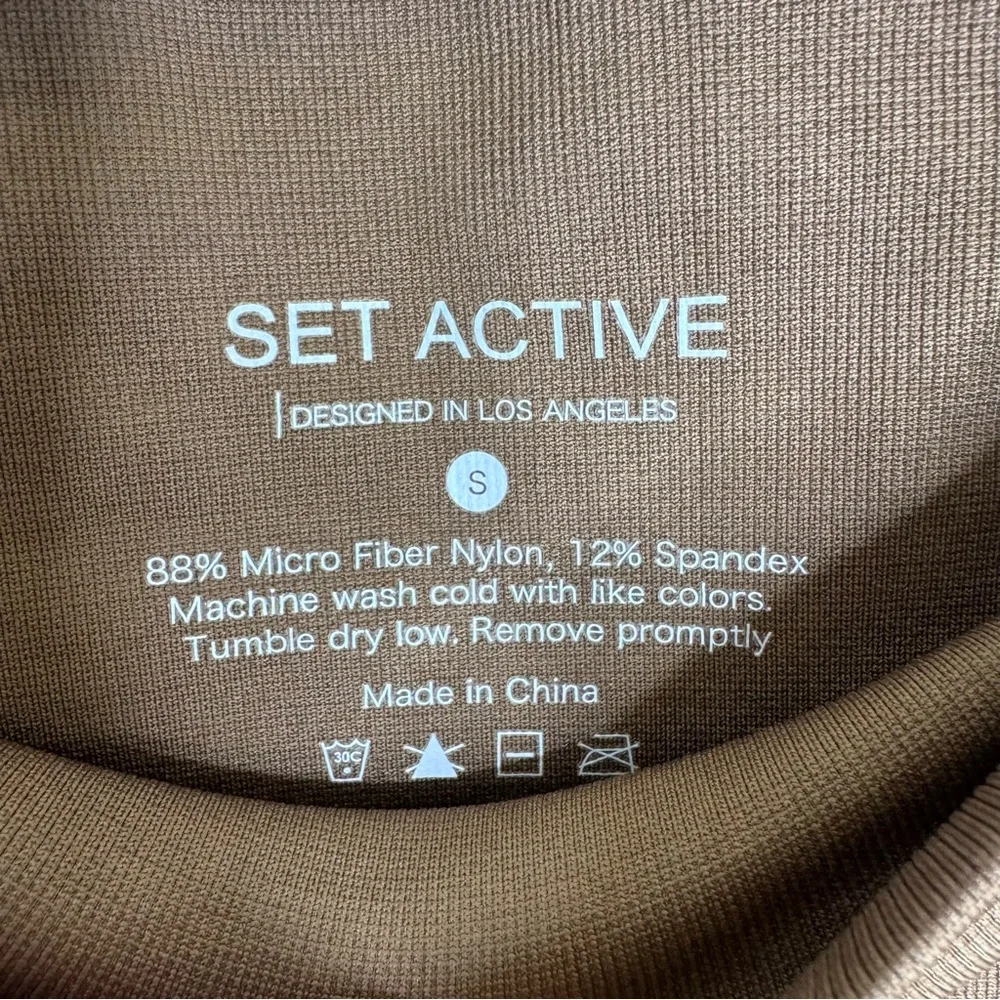 Set Active Penny Brown Sculpt Flex High-Waisted Leggings - Picture 5 of 5